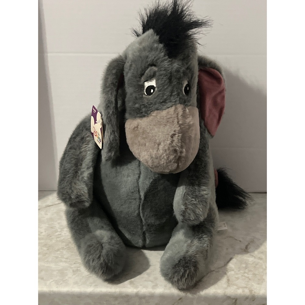Disney Store Eeyore Plush Winnie the Pooh Stuffed Animal 14 Inch NWT